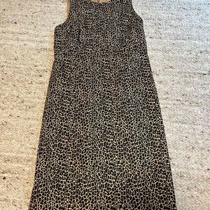 J.Crew leopard print dress